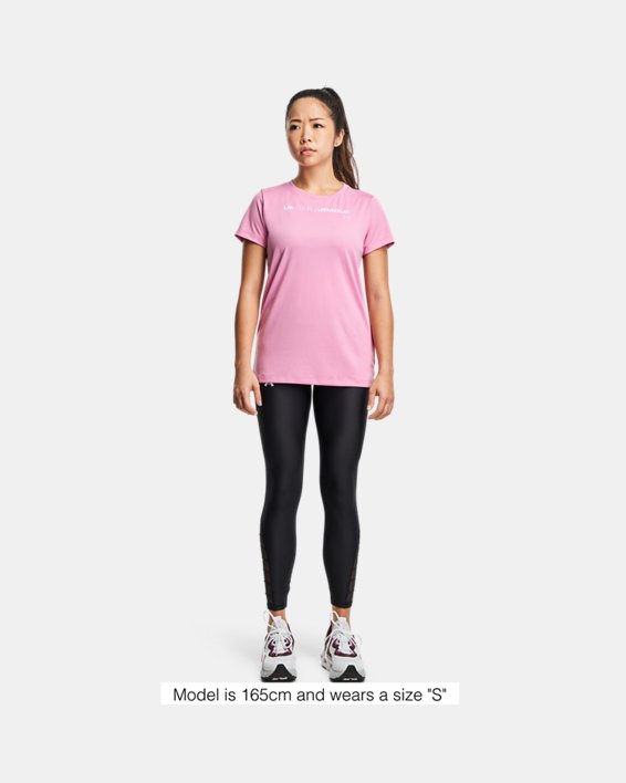 Women's UA Tech™ Graphic T-Shirt in Pink image number 2
